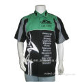 Men's promotion car/motor customized racing team shirt